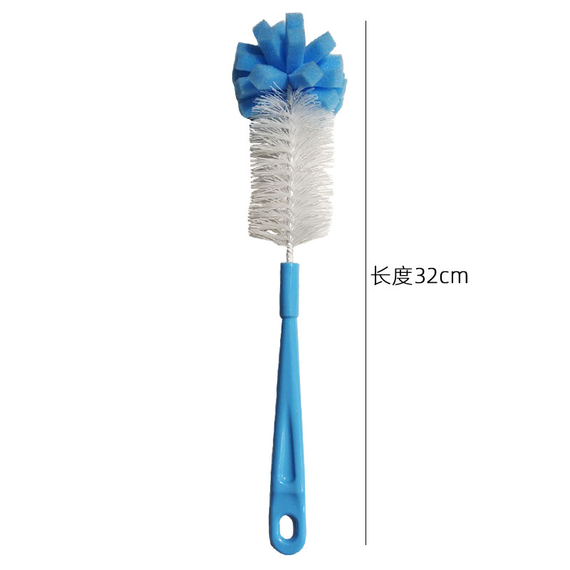 cepillo de taza de boca delgada alargada cepillo de lavado de taza multifuncional cepillo de taza cepillo de limpieza de botella de leche botella de vino cepillo