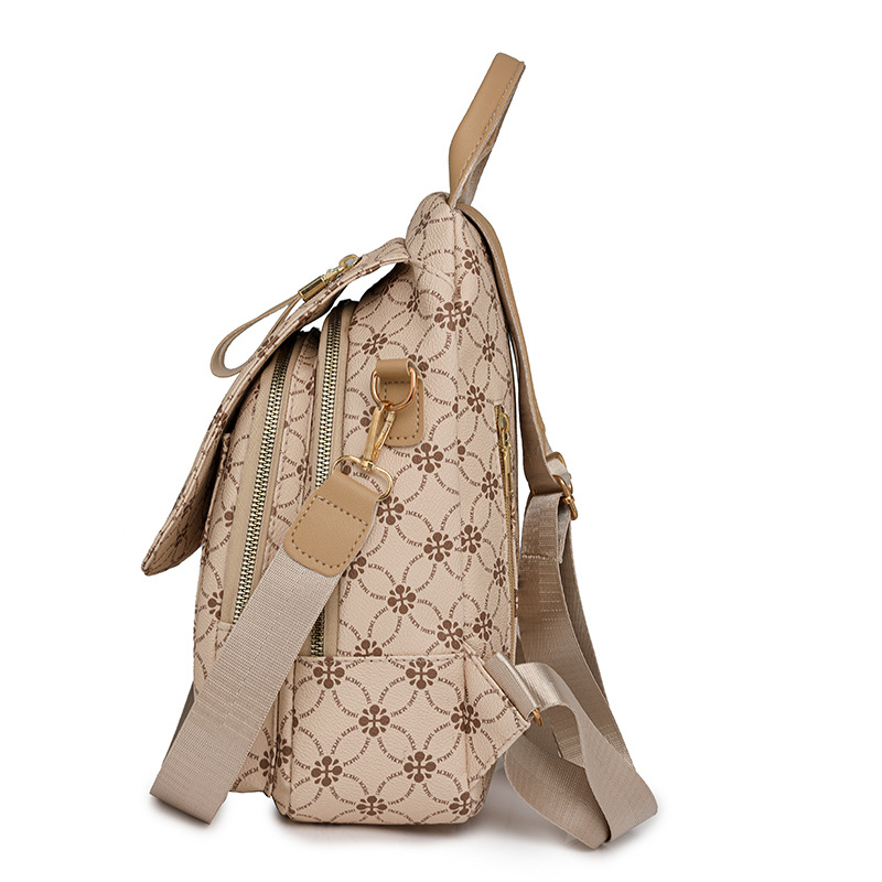 Mochila para mujer 2024 nueva moda coreana moda multiusos mochila pequeña gran capacidad todo-fósforo cuero suave bolso de hombro para mujer