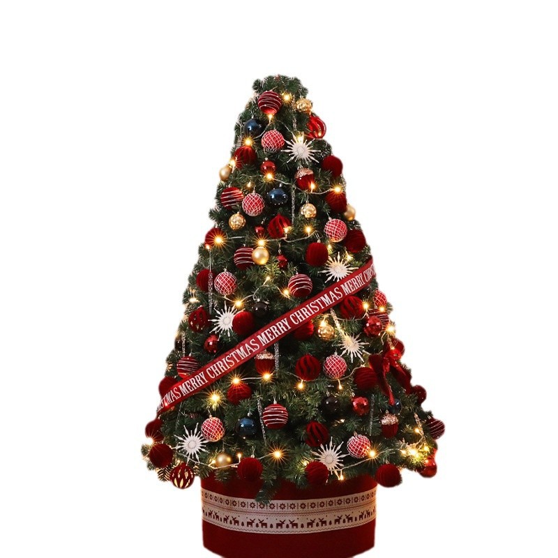 Shengyuan nuevo árbol de Navidad de PVC gran árbol de Navidad DIY decoración interior decoración de Navidad para el hogar
