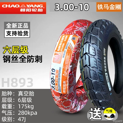 Non-industrial tires | Tire - 300-10-chaoyang-six-layer-steel-wire-fully-puncture-proof-tubeless-tire-h893
