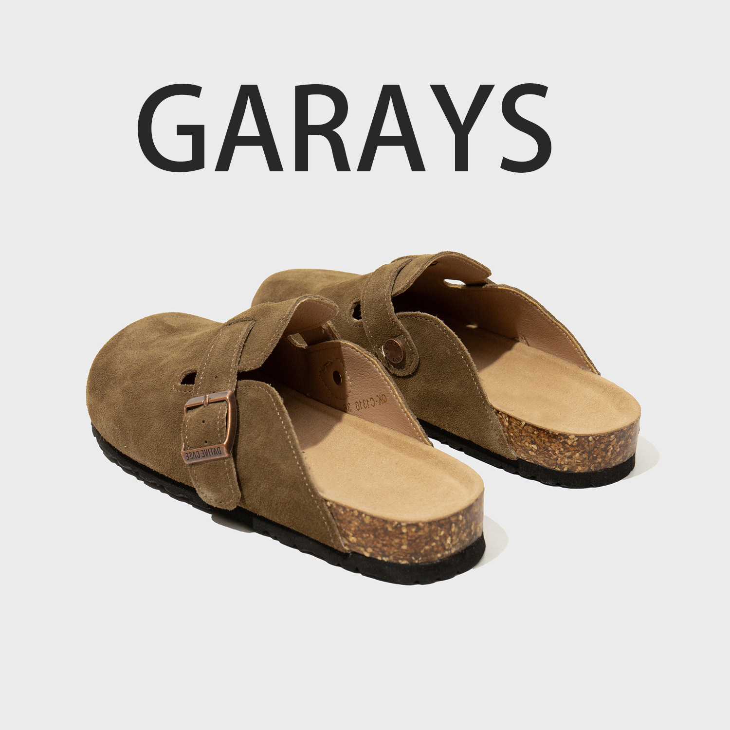 博肯鞋男包头半拖凉拖鞋2024春秋季防滑拖鞋情侣款勃肯鞋女加厚