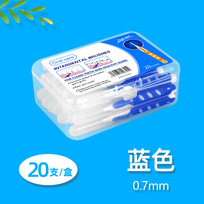Cepillo Interdental Ortodóncico Set de 20 Limpieza Oral