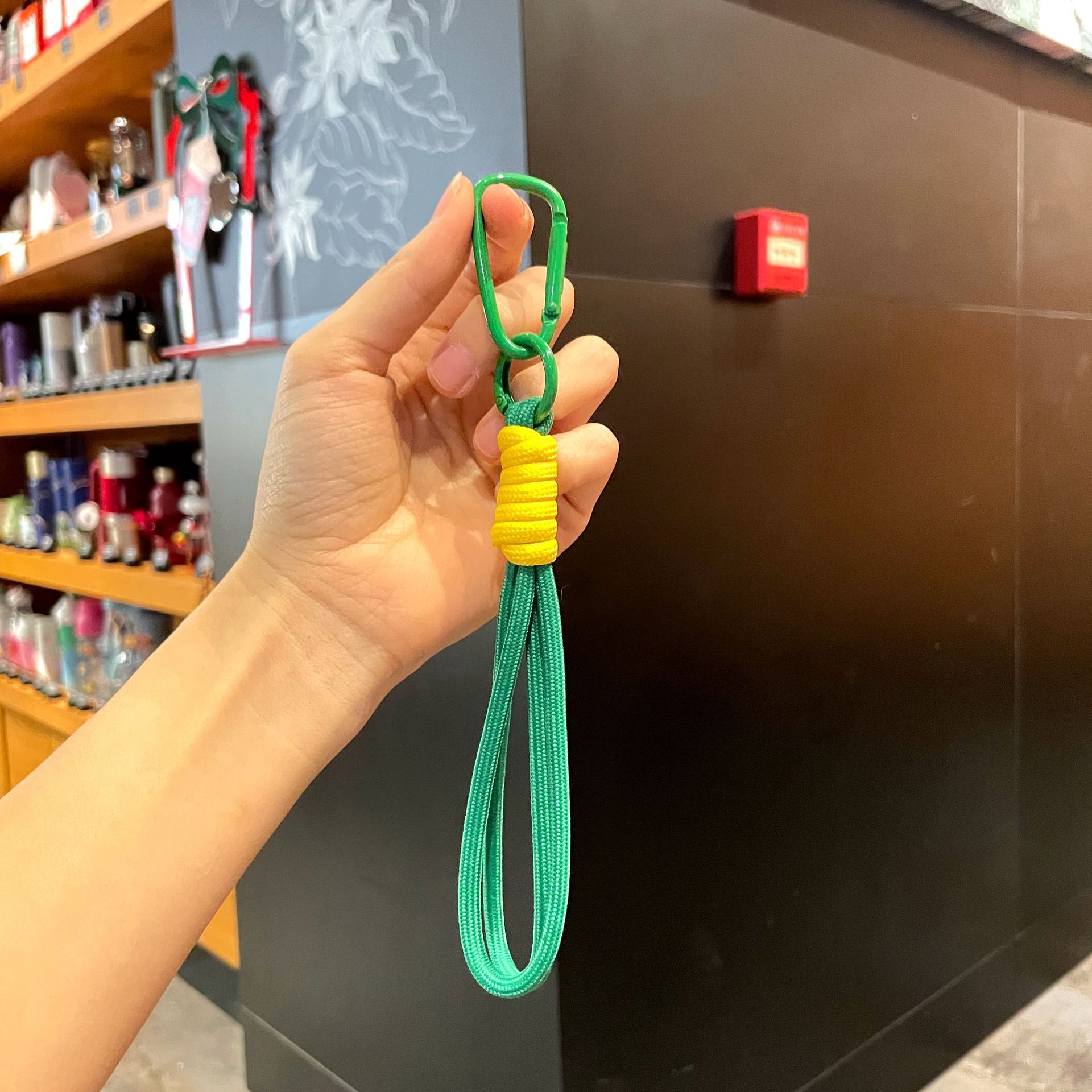 Unlabeled double rope-green