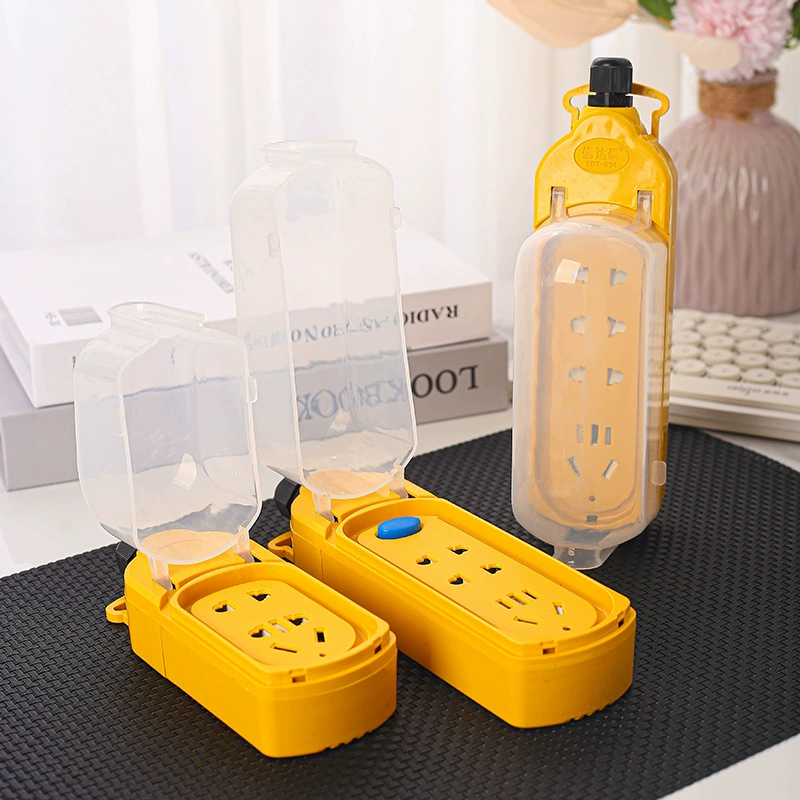 Cross-border splash-proof high-power drain plug widened and high-rise waterproof cover plug outdoor charging socket