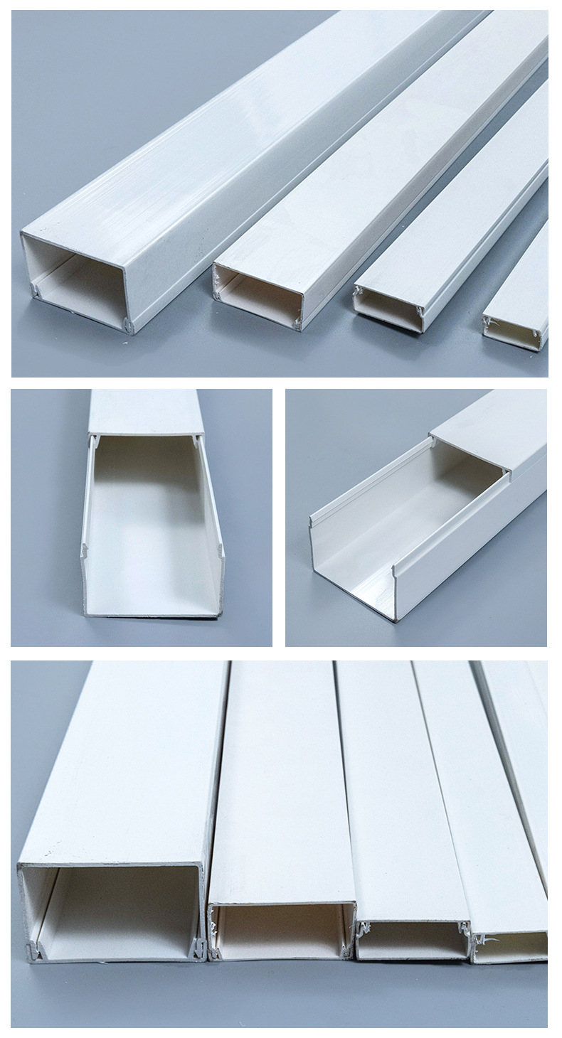 20*10mm 广东平面槽 pvc线槽白色塑料走线槽 绝缘加厚方形走线槽-阿里巴巴