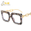 Square chain, trend glasses, European style