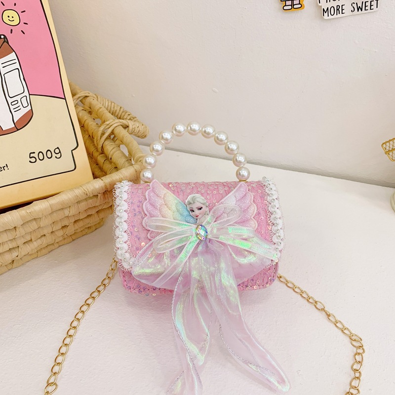 Bolsos para niños accesorios de perlas bolsos de hombro para niñas bolsos de mochila para niños bolsos accesorios para bebés rojos bolsos de cambio