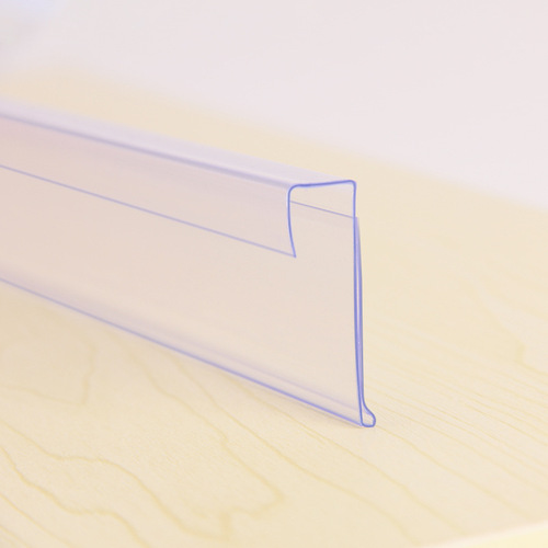 Storage rack plastic beam bar PVC card bar medium shelf suspended hanging tag strip label long strip