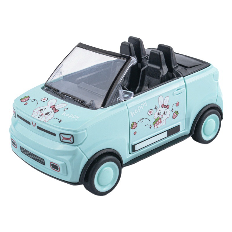 Juguete para niños dibujos animados inercia mini coche deportivo niños y niñas simulación Wuling Hongguang modelo de coche decoración al por mayor
