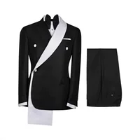 Одежда Slim Fit Мужской свадебный костюм Куртка Брюки Костюм Amazon Внешняя торговля Мужской костюм Костюм из двух предметов