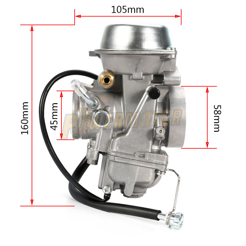 Motorcycle Carburetor Modification 40mm Pd40J Carburetor Suitable for Scrambler 500 Four-Stroke