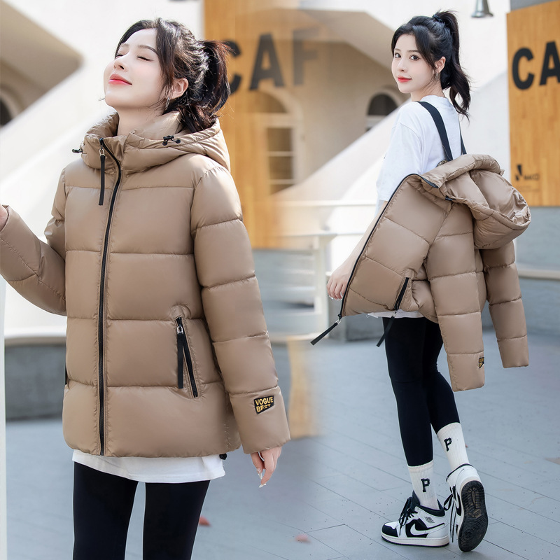 2023 ropa de algodón femenina de invierno coreano de algodón 2023 nuevo tipo de ropa de pan grueso pequeño chaqueta de algodón suelta coreana image 3