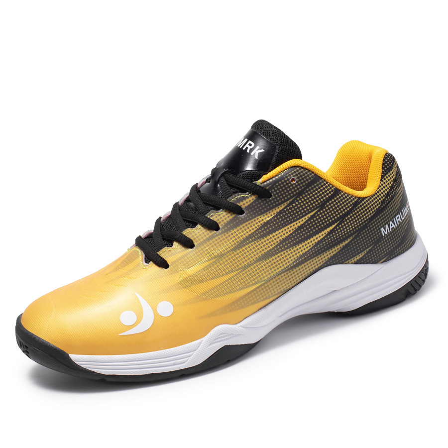 Nuevos zapatos de bádminton transpirables interiores zapatos de tenis antideslizantes y resistentes al por mayor zapatos de entrenamiento deportivo
