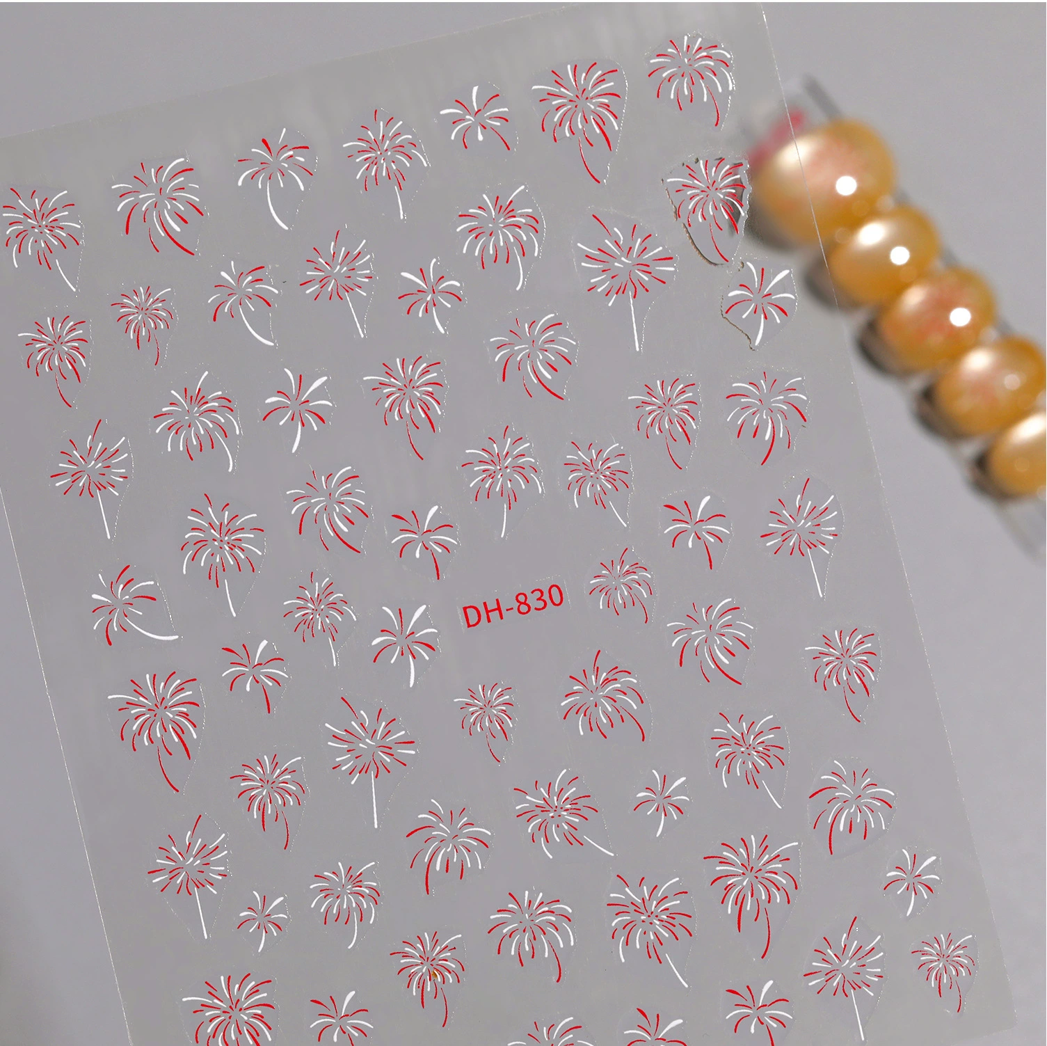 Цветные наклейки для ногтей с эффектом фейерверка, плоские, самоклеящиеся, универсальные, золотые и серебряные, для самостоятельного оформления ногтей, в стиле DH