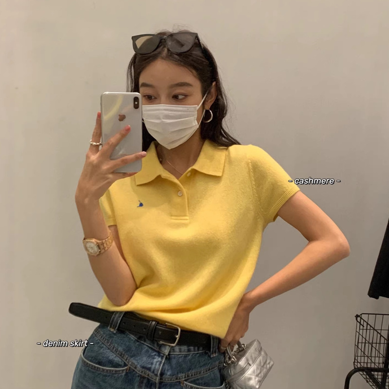 In-Stock Rl Ralph Lauren Pony Embroidered Short-Sleeve Polo Shirt for Women In-Stock Rl Ralph Lauren Pony Embroidered Short-Sleeve Polo Shirt for Women