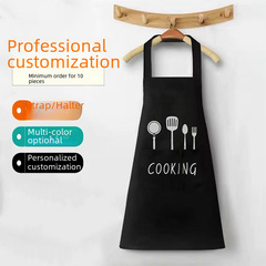 歐美風家居廚房防水防油圍裙女時尚圍腰廠家批發廣告印刷定印