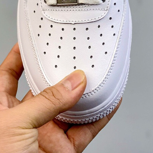 High-End All White Low Top Men's Shoes Classic AF1 Sports Sneakers for Women Pu'liu White Shoes