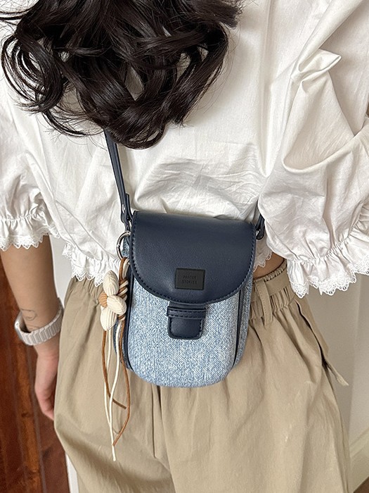 Bolso de mujer de verano popular portátil herradura de caballo bolso de teléfono móvil de textura alta moda color contraste bolso de hombro
