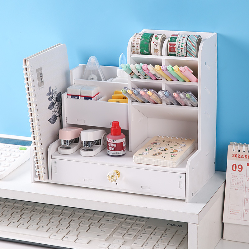 Caja de almacenamiento de escritorio