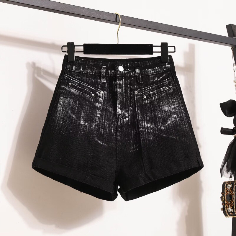 Antique American Denim Super Short Spice Y2K Millennium Subculture Abi Punk Shibuya Skull Low Waist Shorts N8