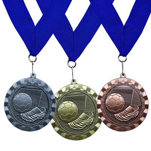 In stock zinc alloy plated ancient medal football tournament Medal of Honor campus football games awards listing