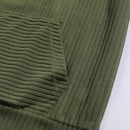 Amazon AliExpress Autumn Retro Striped Loose Casual Hooded Sweatshirt Men's Sport Top