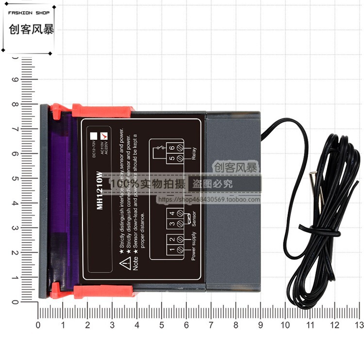 Mh-1210W 10A Intelligent Digital Display Thermostat Temperature Controller Adjustable Temperature Controller Switch 12V24V220V Mh-1210W 10A Intelligent Digital Display Thermostat Temperature Controller Adjustable Temperature Controller Switch 12V24V220V