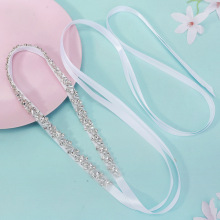 细款手缝水钻腰链演出服装饰辅料腰带外贸热销百搭婚纱礼服腰封女