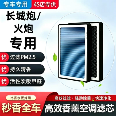 Great Wall Cannon/Artillery Air Conditioner Aromatherapy Filter + Air Filter Set Activated Carbon Filter Air Conditioner Air Filter