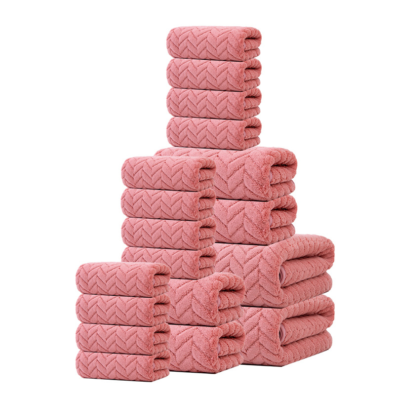 Sehr Saugfähiges Korallenvlies Badetuch Set Für Das Badezimmer_voghion.com