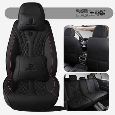 Four-Season Full-Cover Car Seat – Universal seat cover - dynamic-black-supreme-edition-general