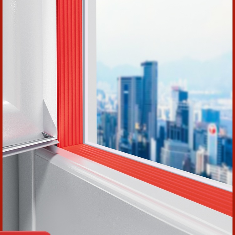 断桥铝窗户密封条防尘条门窗槽卡条装饰条挡灰尘易清洁挡风皮条
