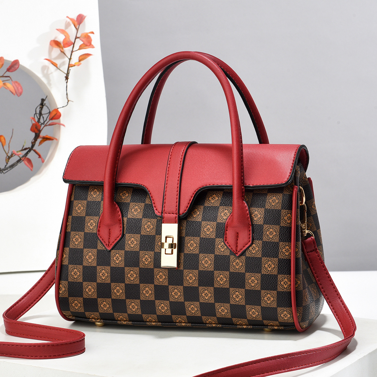Bolsos de nuevo estilo para mujer, bolsos de hombro bandolera retro de moda europea y americana, bolsos de mujer de calidad versátil