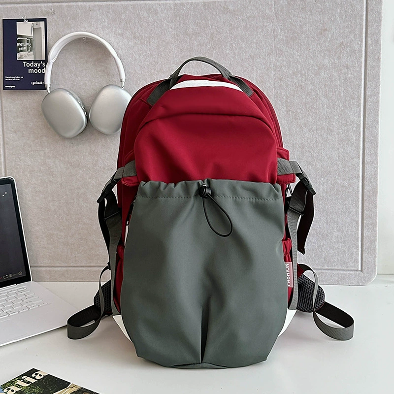Travel sports capacious backpack, universal design school bag for traveling, cross-border trading, simple and elegant design, trend of season