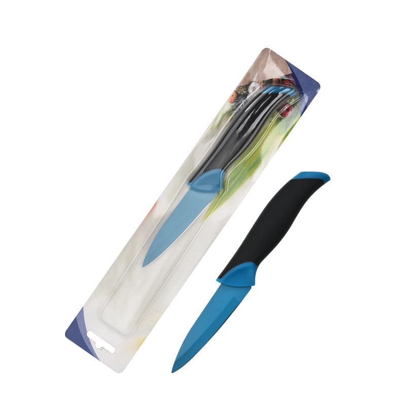 Fábrica al por mayor de inyección secundaria de acero inoxidable color seis piezas conjunto de herramientas con melón planador conjunto de caja de regalo