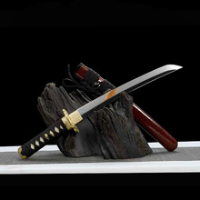 镜面武士刃唐横刀高能锋钢锻打指挥刀居合道具短刀收藏防身未开刃