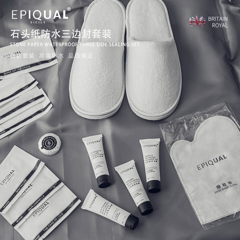 White stone toothbrush razor comb set toiletries disposable Hotel Hotel B & B manufacturers customized