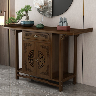 Chinese-style Entrance Table Height-adding Table Tribute Table Table Corridor Side Table Zen Entrance Hall Entrance Table Living Room End View Table