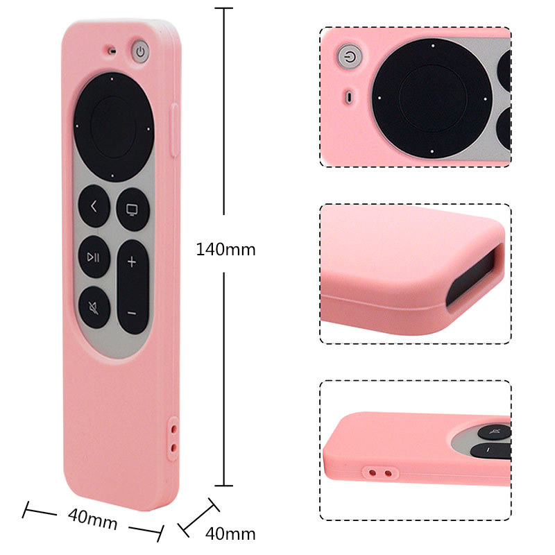 Aplicable a Apple AppleTV6 control remoto cubierta protectora nueva Apple 4K TV superior cubierta protectora de silicona líquida