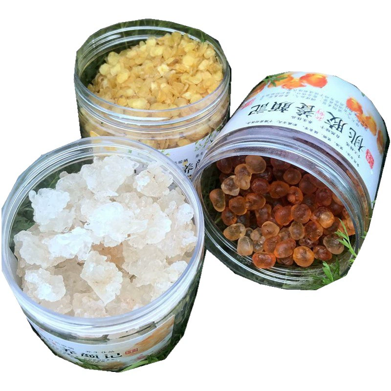 Источник происхождения прямая партия персиковой камеди консервированные мешки в штучной упаковке персиковая камедь снег Ласточка сапонин рис 100-500 г комбинированная упаковка