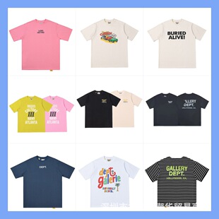 �羳���Q�W������GALLERY DEPT TIDE���ȼ��޶�����Ůͬ��ӡ��T��