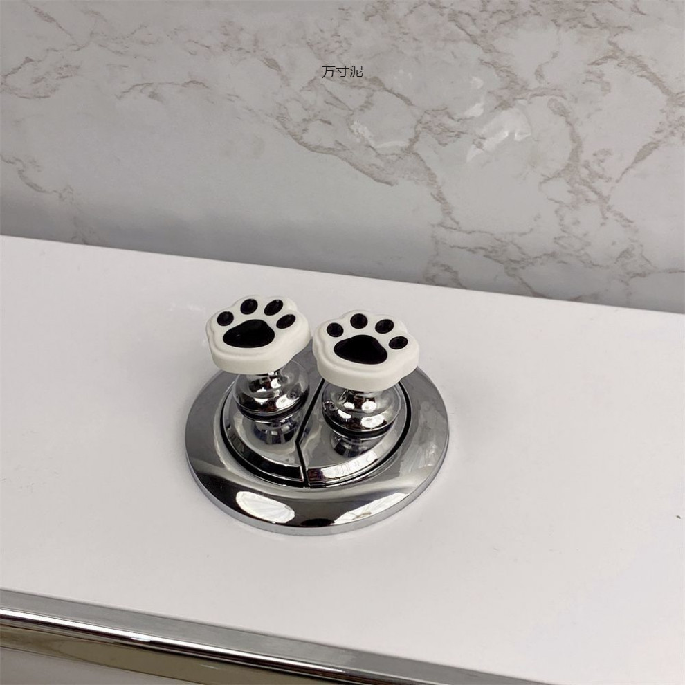 Toilet press cat paw nail art nail unblocking special water tank button auxiliary key bathroom flush switch wholesale Application Scenario