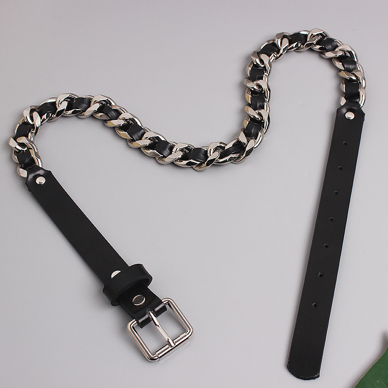 belt waist chain women's suit practical and versatile metal thick chain decorative belt ladies pants belt trend_voghion.com