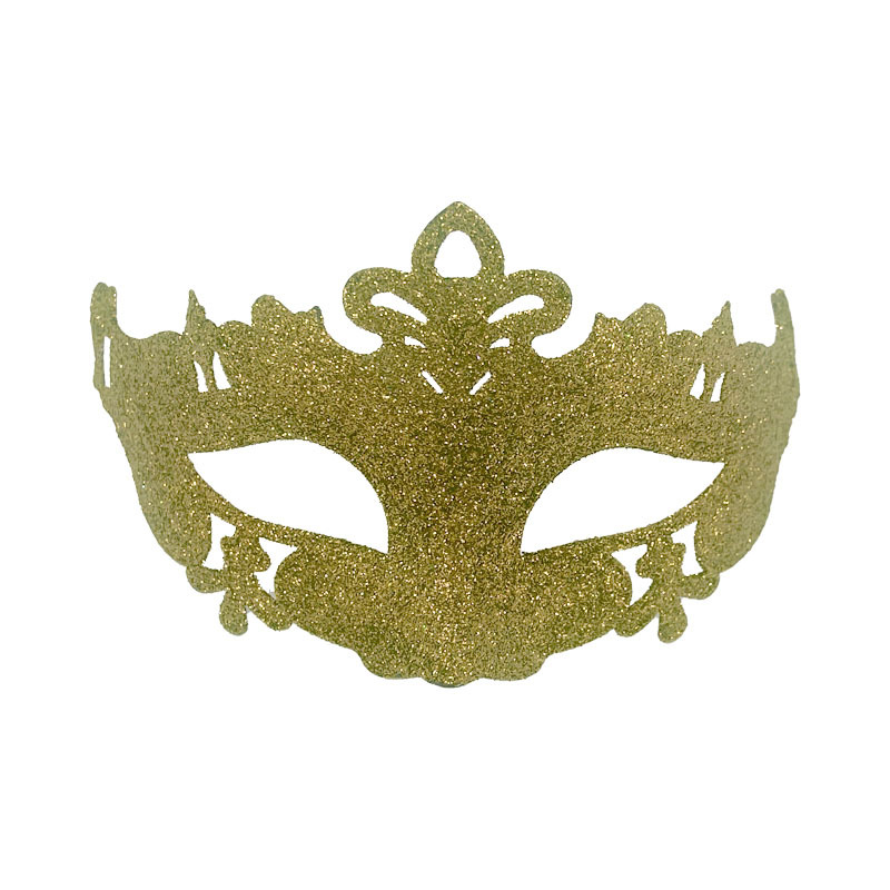 Máscaras negras de Halloween transfronterizas máscaras venecianas máscaras de hadas máscaras de alto valor de polvo