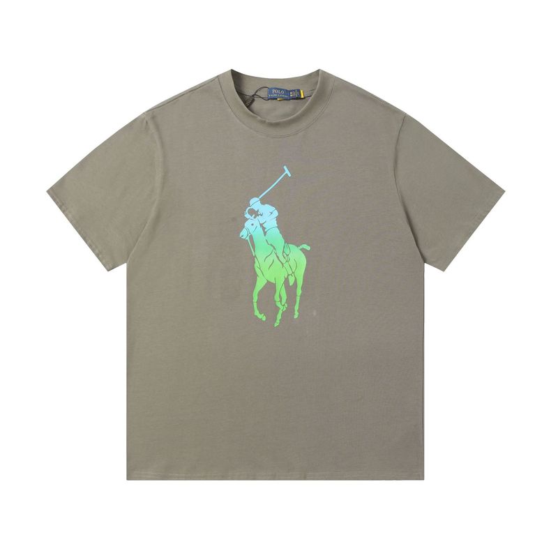 美国Polo ralph lauren拉夫劳伦男士大马标经典纯棉圆领短袖T恤|undefined