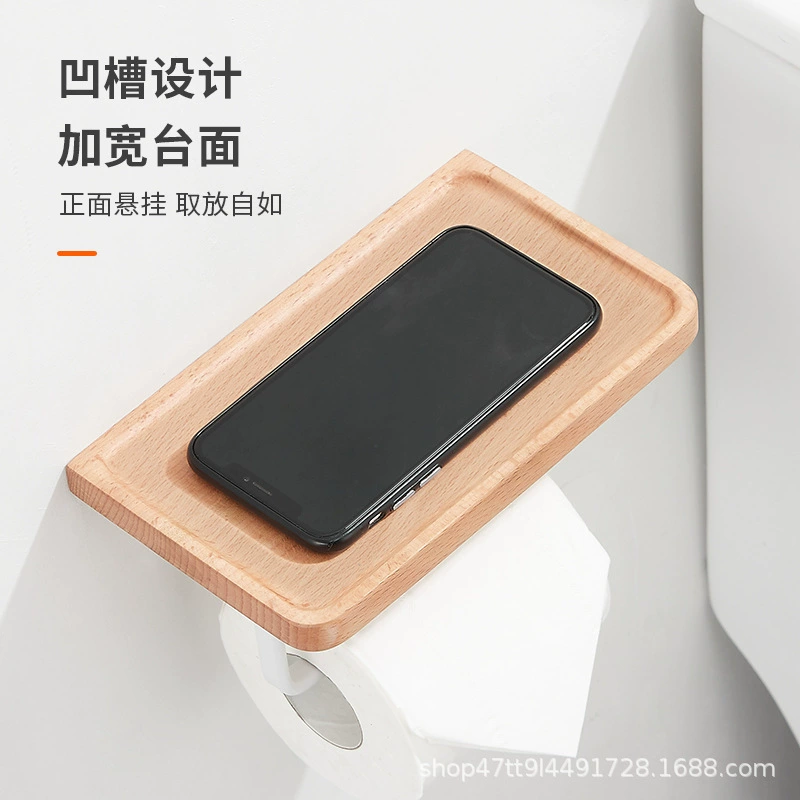 Держатель для туалетной бумаги и коробка для салфеток, без перфорации, для хранения в ванной, держатель для рулона туалетной бумаги, креативный дизайн.