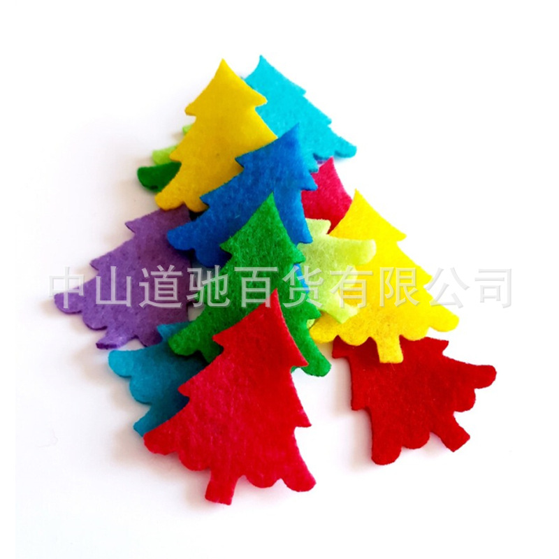 Christmas decoration supplies Christmas tree colorful non-woven felt…