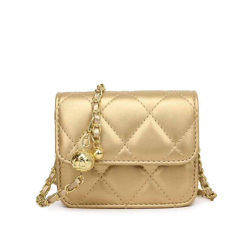 Bolso de los niños de moda del todo-fósforo de la muchacha de la cadena de moda crossbody princesa bolsa Chanel estilo de la cadena auricular monedero bolsa