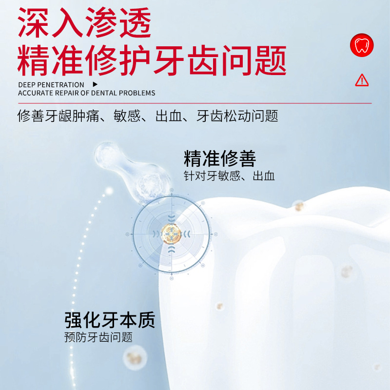葵花去黃牙科分離劑廠家牙膏牙齦修復清潔牙鬆動敏感護齦牙膏