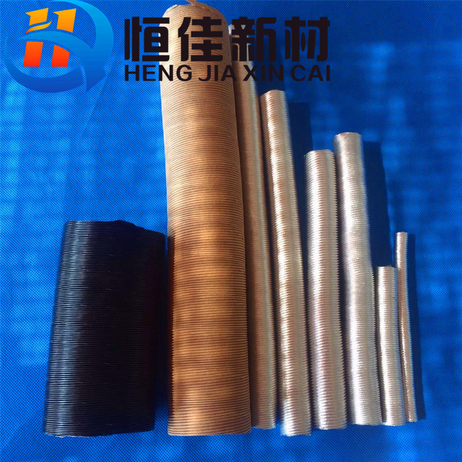 厂家直销汽车转向软波纹管刹车软管液压油管铝箔隔热波纹管护套